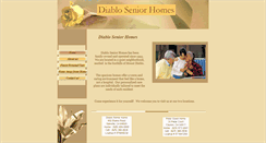 Desktop Screenshot of diabloseniorhomes.com