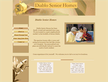 Tablet Screenshot of diabloseniorhomes.com